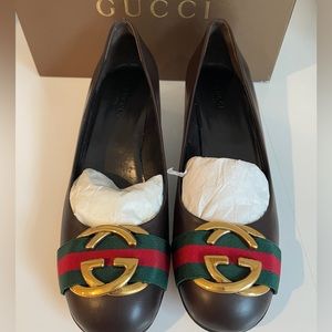 Gucci Web GG logo pump